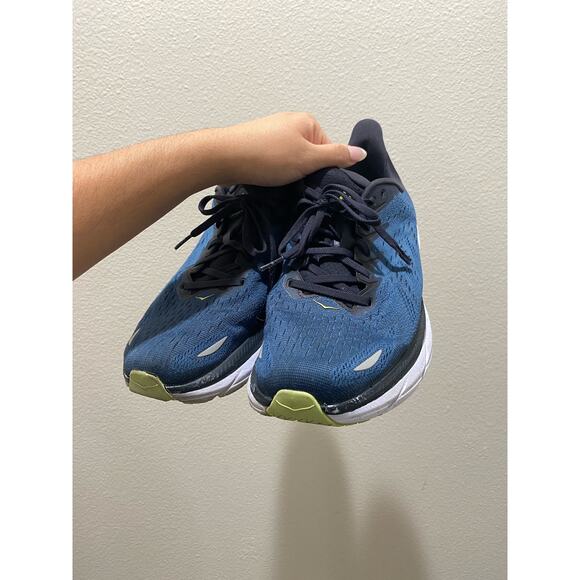 HOKA ONE ONE Men's Clifton 8 Running Shoes In Blue Coral Butterfly sz 10.5 D - Picture 4 of 11